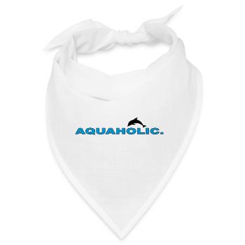 AQUAHOLIC - Bandana - Weiß - Vorne