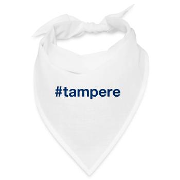 Tampere Suomi Finland Hashtag - Bandana - Weiß - Vorne