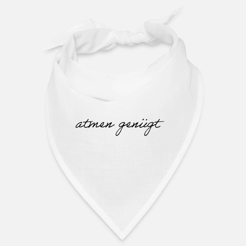 atmen genügt Bandana