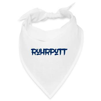 Ruhrpott - Pott - Ruhr - Zeche - Zollverein - NRW - Bandana - Weiß - Vorne