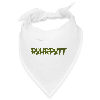 Ruhrpott - Pott - Ruhr - Zeche - Zollverein - NRW - Bandana - Weiß - Vorne