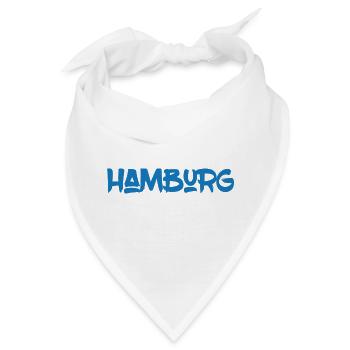 Hamburg - Hansestadt - Alster - Elbe - Hafen - Bandana - Weiß - Vorne