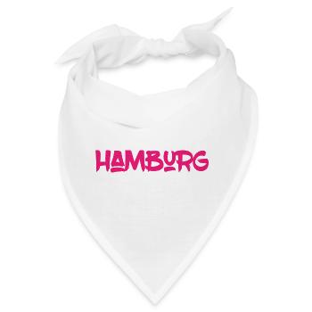 Hamburg - Hansestadt - Alster - Elbe - Hafen - Bandana - Weiß - Vorne