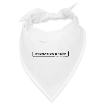 Hydration Break - Bandana - Weiß - Vorne
