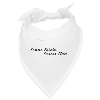 Femme Fatale. Fitness Flair. - Bandana - Weiß - Vorne