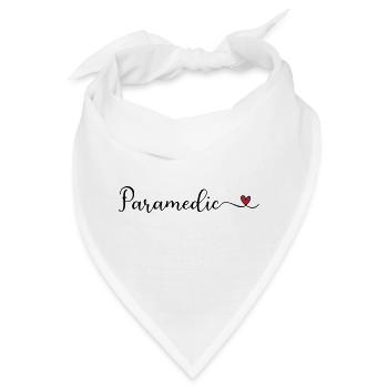 Rettungssanitäter - Bandana - Weiß - Vorne