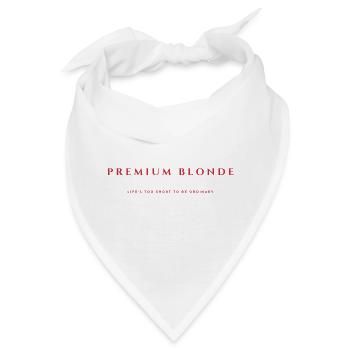 Premium Blonde V.19 - Bandana - Weiß - Vorne