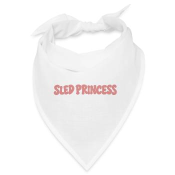 Schlittenprinzessin - Bandana - Weiß - Vorne