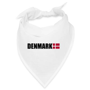 Dänemark - Bandana - Weiß - Vorne