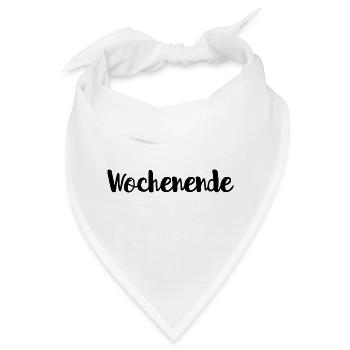 Wochenende - Bandana - Weiß - Vorne