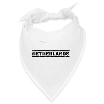 Niederlande - Bandana - Weiß - Vorne