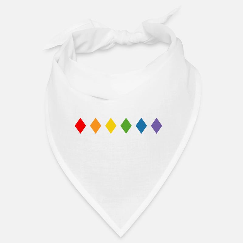 Losange arc-en-ciel Bandana