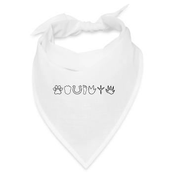 Spuren Band7 LSBT1 - Bandana - Weiß - Vorne