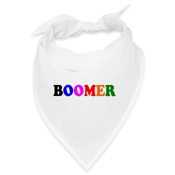 Boomer - Bandana - Weiß - Vorne