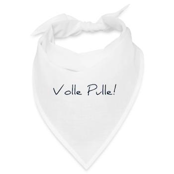 Volle Pulle - Bandana - Weiß - Vorne