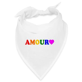 Amour - Bandana - Weiß - Vorne