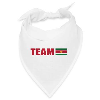 Support-Team Surinam - Bandana - Weiß - Vorne