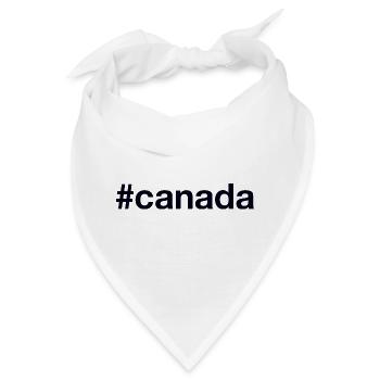 CANADA Hashtag - Bandana - Weiß - Vorne
