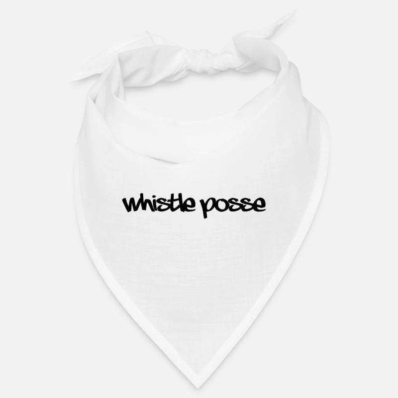 1990s rave style "Whistle posse"  Bandana