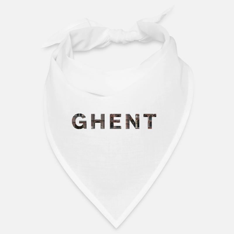 GAND – Typographie en brique gothique Bandana