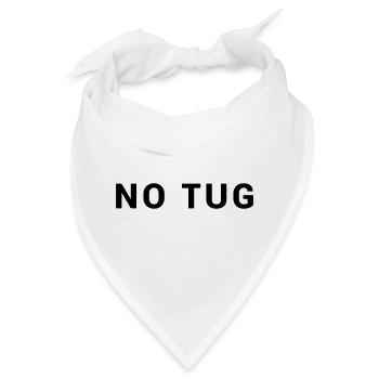 NO TUG Schlepper - Seefahrt Segeln Schiff Kapitän - Bandana - Weiß - Vorne