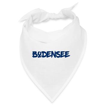 Bodensee - Süddeutschland - Österreich - Schweiz - Bandana - Weiß - Vorne