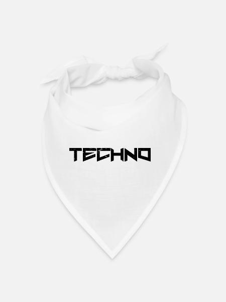 Techno - Bandana - blanc