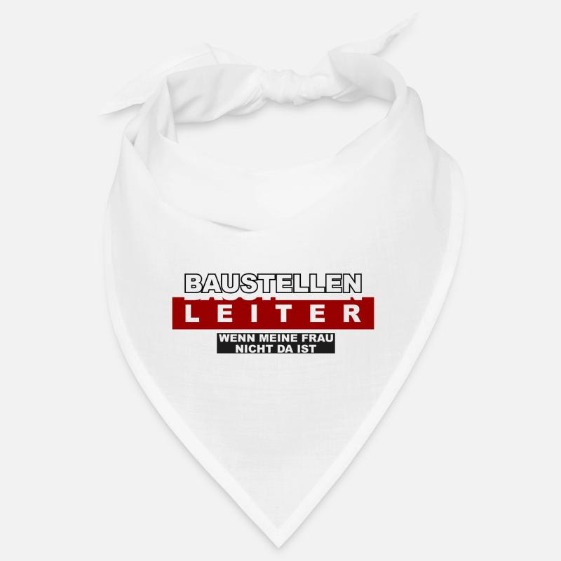 Baustellen Leiter - Bandana - Weiß