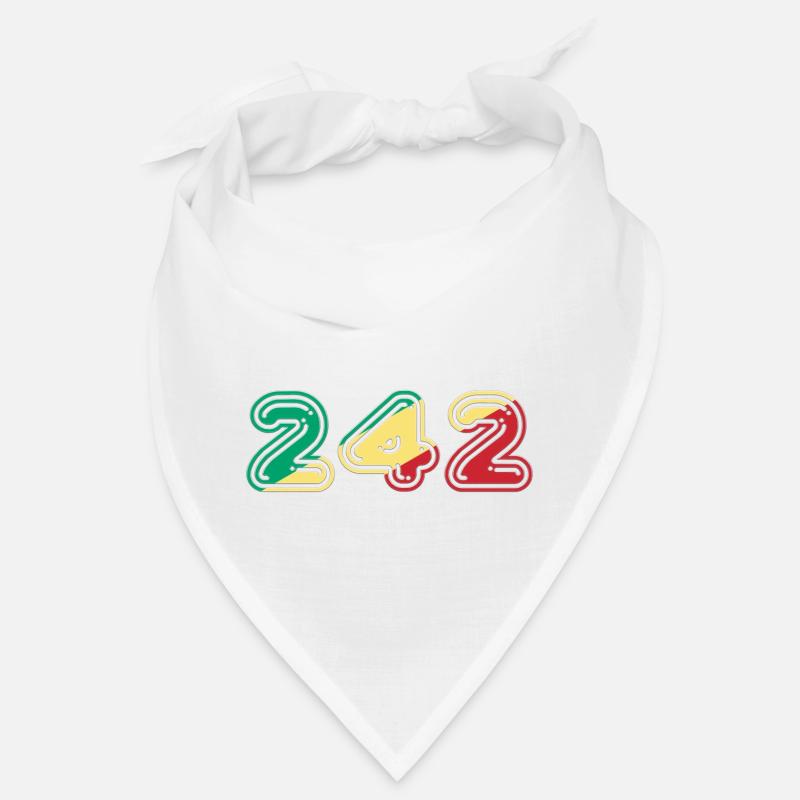 Team 242 CONGO - Bandana - blanc