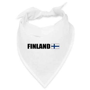 Finnland - Bandana - Weiß - Vorne