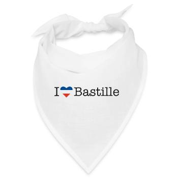 I love - Bandana - Weiß - Vorne