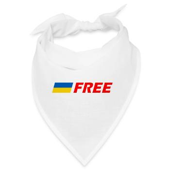 Ukraine - Bandana - Weiß - Vorne