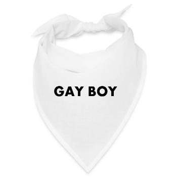 Gay boy - Bandana - Weiß - Vorne