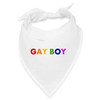 Gay boy - Bandana - Weiß - Vorne