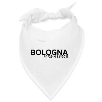 Bologna Koordinaten - Bandana - Weiß - Vorne