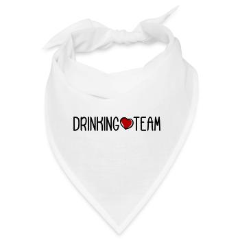 Drinking Team - Bandana - Weiß - Vorne