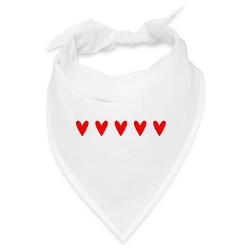 GELIEBTE. VIELEN DANK. DANKE HERRIN. GELIEBTE - Bandana - Weiß - Vorne
