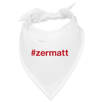 ZERMATT Switzerland Schweiz - Bandana - Weiß - Vorne