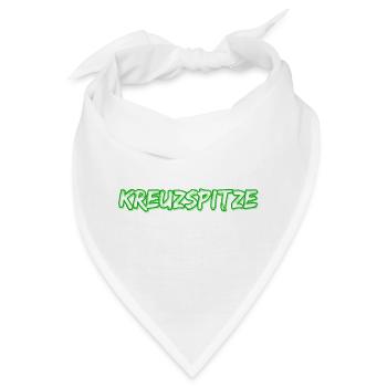 Kreuzspitze als Trekking - Bandana - Weiß - Vorne