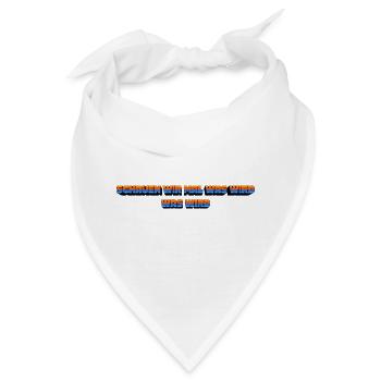 Schauen wir mal was wird - was wird - Bandana - Weiß - Vorne
