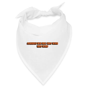 Schauen wir mal was wird - was wird - Bandana - Weiß - Vorne