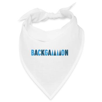 Backgammon - Bandana - Weiß - Vorne
