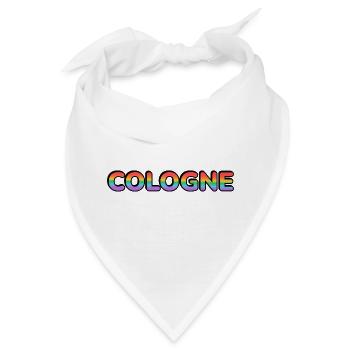 Cologne LGBTQ Rainbow Köln - Bandana - Weiß - Vorne