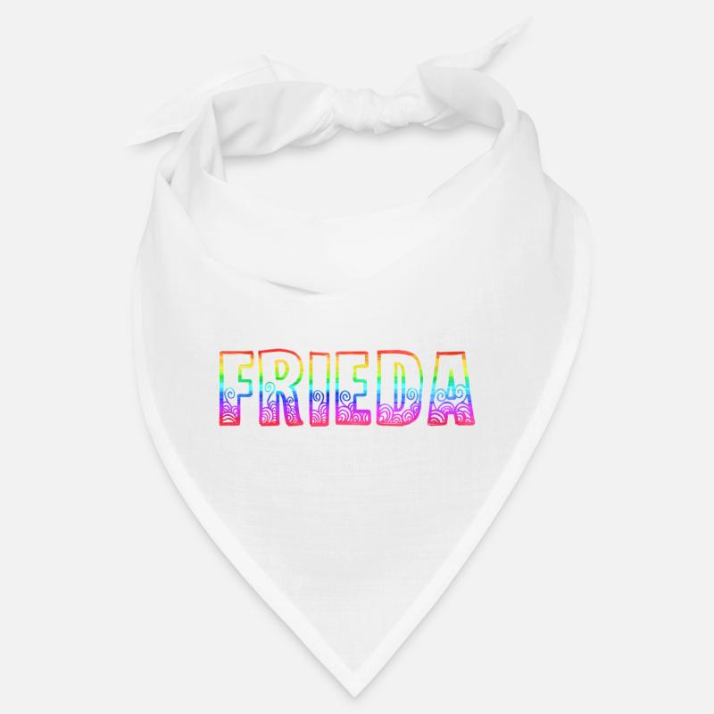 frieda rs regenbogen - Bandana - Weiß