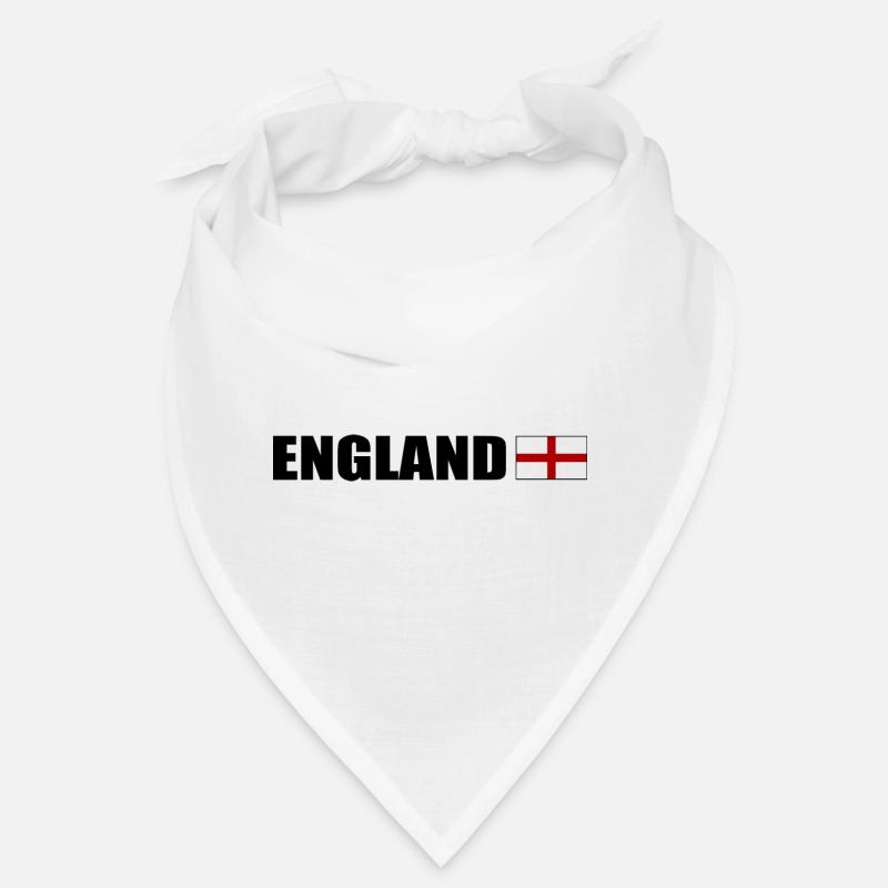 England - Bandana - Weiß