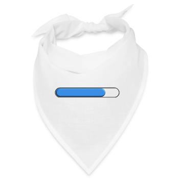 Durchschnittliche Spurweite Blau (drei Viertel) - Bandana - Weiß - Vorne