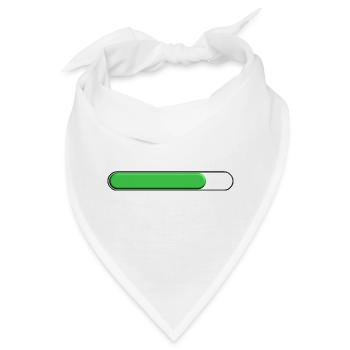 Durchschnittliche Spurweite Grün (drei Viertel) - Bandana - Weiß - Vorne