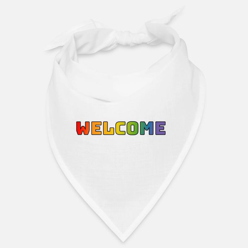 Regenbogen welcome CSD Shirt LGBT lgbtqi queer Bandana