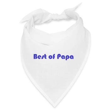 OPA. VATERTAG. ALLES GUTE ZUM GEBURTSTAG OPA. ICH LIEBE DICH. - Bandana - Weiß - Vorne