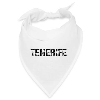 Tenerife Palmen Insel Teneriffa - Bandana - Weiß - Vorne